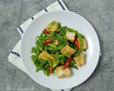 Foto langkah ke 6 dari resep Tumis Buncis Tahu.