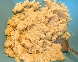 A picture of step 7 of Basbousa Mix Cake 🥰.