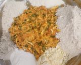 A picture of step 1 of Bottle Gourd Cabbage Carrot Mixed Flour Muthiya - Multigrain BCC Dumplings - (Gujarati Snack).