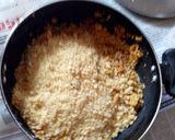 A picture of step 1 of Besan ladoo.