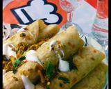 A picture of step 10 of Smoky chicken Roll parratha.