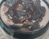 A picture of step 4 of Oreo shake.