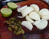 Foto do passo 3 de Bacalhau grelhado com alcaparras