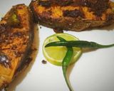 A picture of step 4 of Salmon butter masala.