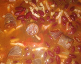 Foto del paso 2 de la receta: Alubias rojas con chorizo