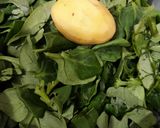 A picture of step 1 of Palak Ki Sabji.