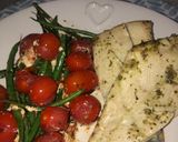 A picture of step 6 of Pan fried angelfish and vegetables.