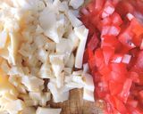 Hình bước làm 1 của món Cháo thịt bằm, đậu hũ, cà chua
