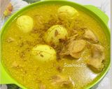 Foto langkah ke 4 dari resep Opor Kuning Telur & Dada Ayam.
