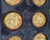 Une image de l'étape 7 de Quiches sans pâte aux fanes de radis.