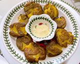 Gambar langkah 4 resipi 👩‍🍳Crispy Smashed Baby Potatoes🥔.