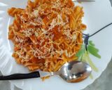 A picture of step 13 of Red Sauce Pasta.
