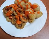 Foto del paso 4 de la receta Calamares fritos con papas arrugás y mojo de pimiento