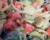 عکس مرحله 4 از دستور سالاد کلم بروکلی و خیار 🥦🥗