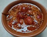 A picture of step 4 of Karounde ki meethi khatti chutney.