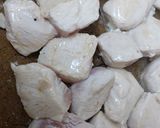 A picture of step 1 of My Chicken and Mango in Sweet 'n' Sour Sauce 😚.