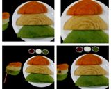 A picture of step 4 of Tiranga Dosa.