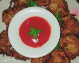 A picture of step 6 of Kadu ke pakory(pumpkin fritters).