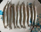 A picture of step 1 of Garfish soup.