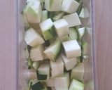 Une image de l'étape 1 de Jardinière de courgettes, poivrons et pomme de terre au Cookeo.
