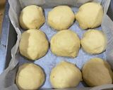 Foto langkah ke 5 dari resep Roti Sobek Cokelat Dengan Mixer!.