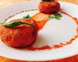 A picture of step 12 of Alo ke kabab.