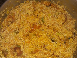 Arroz Clavado con queso y longaniza de la casa