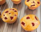 A picture of step 11 of Eggless Strawberry Muffins With Strawberry Buttercream Frosting.
