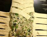 عکس مرحله 4 از دستور نان شکم پر (نان مرغ ،chicken bread)