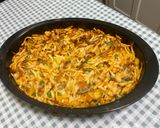 Une image de l'étape 19 de Gratin de spätzles à l’ananas, fromage et petits légumes.