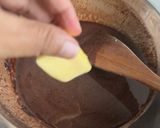 Gambar langkah 10 resipi Kek Coklat.
