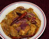 A picture of step 4 of Chicken Do Pyaz.