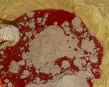 A picture of step 6 of Red velvet cake.
