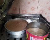 Foto langkah ke 6 dari resep Brownies kukus basecake kue ulang tahun.