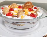 A picture of step 9 of Easy Biscuits orange Trifle.