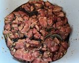 A picture of step 1 of Instant Pot Beef with Broccoli.