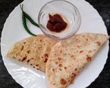 A picture of step 6 of Sattu Paratha.