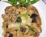 Foto langkah ke 6 dari resep Ayam tumis jamur hioko dan kembang tahu.