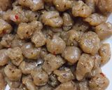 Hình bước làm 1 của món Canh khổ qua - chả cá homemade