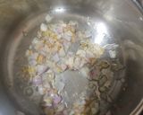 A picture of step 2 of Dal sorba (protein rich healthy soup) one pot soup.