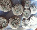 A picture of step 3 of Chinese potato cutles.