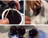 Foto del paso 4 de la receta: Buñuelos de Calabaza y Parchita con sopa de chocolate fría