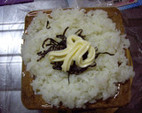 A picture of step 3 of Our Most Popular Onigiri Filling.