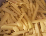 A picture of step 2 of Chips with a twist.