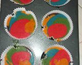 Foto del paso 5 de la receta: Cupcake Arcoíris