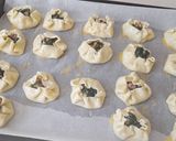 Foto del paso 4 de la receta: Mini galettes de espinacas y jamón