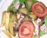 Pas rețetă Shaorma pui, porc și pastramă de oaie 1 fotografie