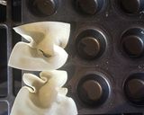 A picture of step 1 of Goat cheese tartlettes.
