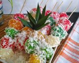 Foto langkah ke 4 dari resep Sate Singkong Pelangi.