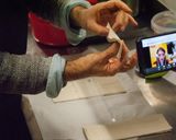 Foto del passaggio 1 della ricetta Baklawa al pistacchio e agli anacardi di Ibrahim